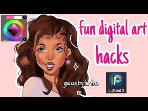 7 digital art hacks you need to know as a BEGINNER/ IBISPAINTX Tutorial