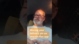 how to move pin on Amazon flex delivery app #amazon #amazonflex