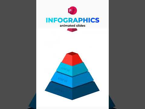 Animated PowerPoint Infographic Pyramid #microsoftpowerpoint #powerpoint #powerpointtemplate