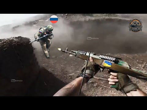 GoPro Battle! Ukrainian Army Neutralize 1130 Russian Soldiers In Trenches Of Donetsk and kursk