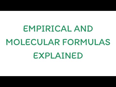 Empirical & Molecular Formulas Explained : Formula Hunter