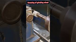 practical demonstration of dressing on internal cylindrical grinding wheel using a diamond dresser