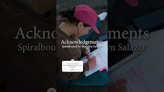 now announcing Acknowledgements! A documentary series #art #artist #localtheatre #theatre #gslfringe