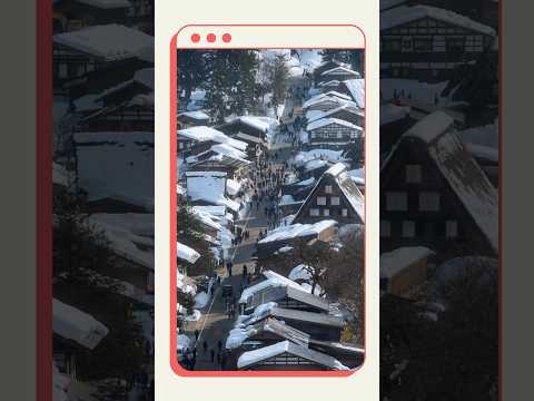pov: you're in shirakawa-go during winter #winterwonderland #japantravel #lifeinjapan #japan