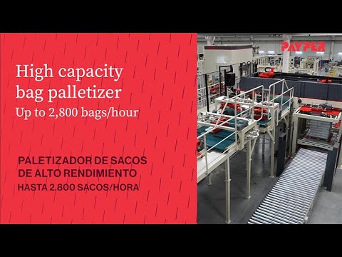 High Capacity Bag Palletizer