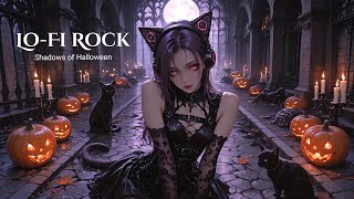 Shadows of Halloween | Lo-Fi Rock × Gothic Metal Mix | Dark Cinematic Instrumental for Study