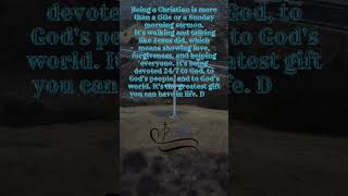 What is a Christian? #beingachristian #bible #jesus #faithfamily #god #christian #short #shorts