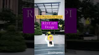 Best Practices For good REST API Design #programming #youtubeshorts #ytshorts #yt #shorts