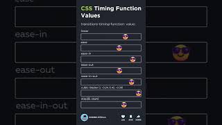 CSS timing function property.. #shortvideo #youtube #viralvideo #youtubegrowth #webdesign