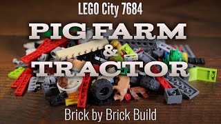 LEGO City Pig Farm & Tractor 7684  Brick by Brick speed build