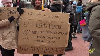 Protest in Minneapolis Against Trump Administration and ICE for Violating Constitution