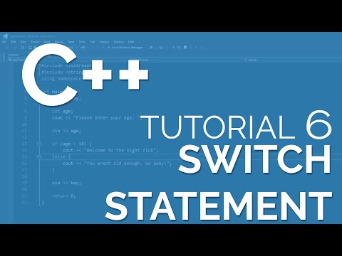 {Easy} C++ Tutorial 6 - SWITCH Statement