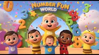 Number Fun World 🔢 | Learn Numbers for Kids | Counting Song for Toddlers and Preschool
