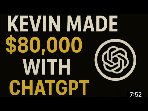 Kevin Made $80,000 with ChatGPT – AI Funnel Business for Passive Income with AI