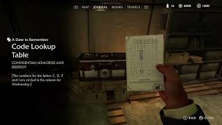 Open the Shipment Container Code Guide | A Date to Remember - Indiana Jones and the Great Circle