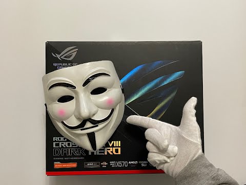 Unboxing Asus Rog Crosshair VIII Dark Hero
