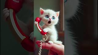 Watch What Happens When A Kitten Discovers A Red Phone