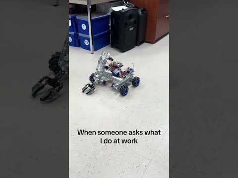 What We Really Do at Work - Robot Shenanigans #stem #stemeducation #robotics #innovation