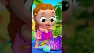 Mermaid Swimming! 🧜‍♀️🏊💖✨@LittleAngel #mermaid #swimmingpool #cartoonsforkids #princess #fairytales