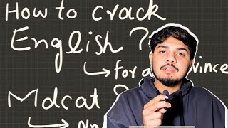 How to crack English | Mdcat 2025 | ultimate guide
