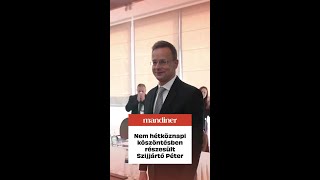 Különleges születésnapi meglepetésben volt része Szijjártó Péternek. 🥳
