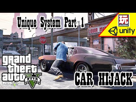 Remaking The Unique Game Mechanics on Playmaker II GTA Part 1( Car Hijack System)