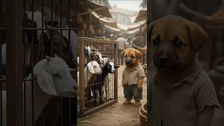 Goats aske to puppy for help || #facts #ai#ahorts  #cartton#aistorytelling