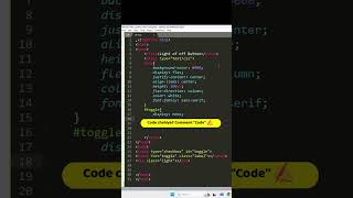 "CSS Only Toggle Switch ✨" #css #html #togglebutton #webdesign #shorts #coding #frontend #uidevelopm