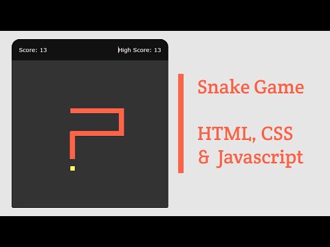 Create Snake Game Using HTML, CSS & Javascript in Urdu & Hindi