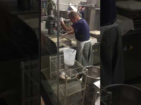 Tofu Being Made