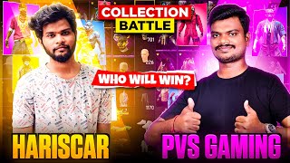 😭பாவம் PVS 💎 !! HARISCAR vs PVS GAMING Tamilnadu Richest Rare Collection Battle Video Tricks Tamil
