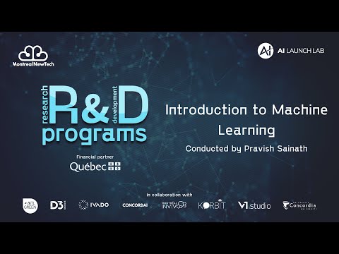 R&D Programs - AI Workshops: Introduction to Machine Learning