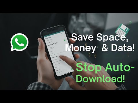 📱 WhatsApp Storage & Data Settings – Stop Auto-Download & Save Space! 💾✨
