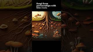 Fungi and Trees: A Symbiotic Relationship #fungi #mushroom #science #nature
