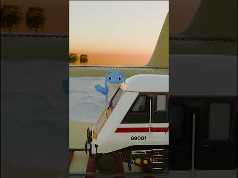 This Dolphin Just Hijacked a 3D Train! 😂🐬| Dolphin cartoon for childern toons Train! 😂🐬🚂 #cartoon