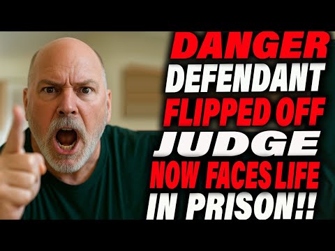 Courtroom ERUPTS As Rude Defendant FLIPS OFF Judge—Gets BRUTAL Reality Check!