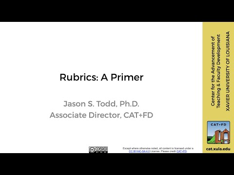 Rubrics: A Primer