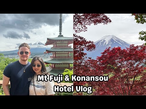 Mount Fuji Vlog | Chureito Pagoda, Lake Kawaguchiko & Konansou Onsen Hotel (Lake-view room tour)