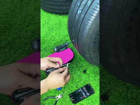 How to fix a punctured tyre