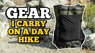 GEAR I Carry on a Day Hike | What to Bring on a DAY HIKE | Hiking Gear List | 4K