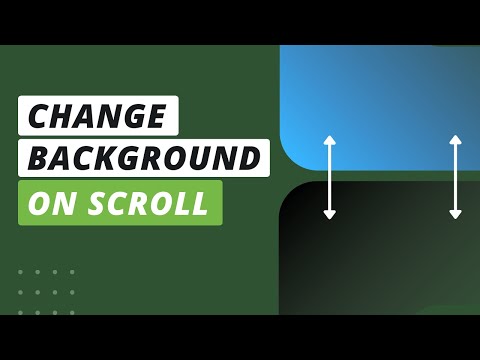 Change Background on Scroll with html, css and js