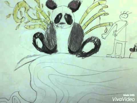 Sunshine STEM Academy students draw school mascot Panda in Ms. Peterson's Art Club