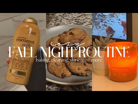 fall night routine 🧦🍁  | a cozy, aesthetic, & relaxing night