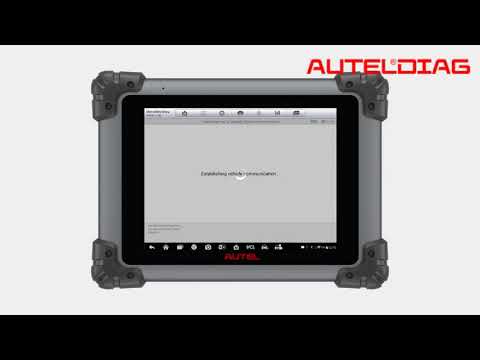 Autel MaxiSys MS908S Pro Engine Control Unit Initial Start-Up
