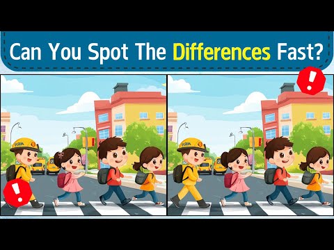 Time’s Ticking! Spot the Difference in 60 Seconds! Can You Beat the Clock?