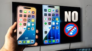 How to Screen Mirroring iPhone to Any TV Without WiFi (2025)
