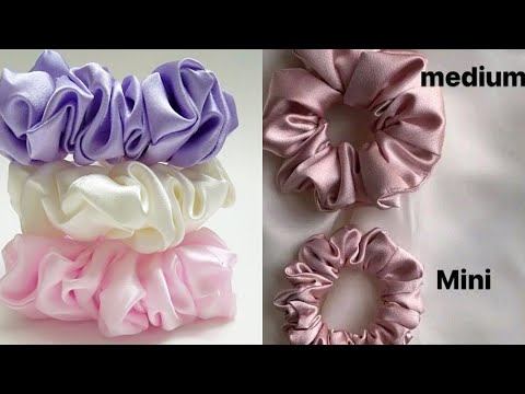 DIY : Easiest Way  to make Scrunchies @sewbybebel #howtomake
