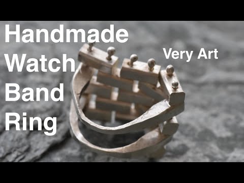 I made an absurd watch-band ring