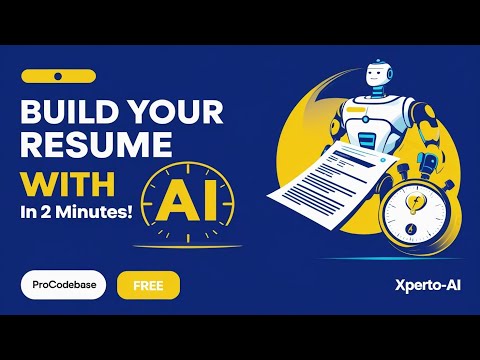 Build Recruiter-Ready Resumes in Minutes with Xperto-AI 🚀 | Resume Builder for Students