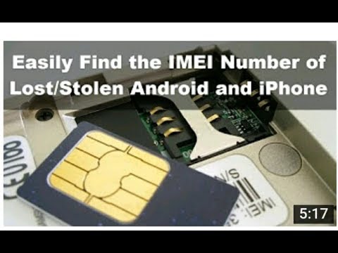 How to Find IMEI Number of Lost Phone?Track IMEI ?Trace Mobile URDU/HINDI